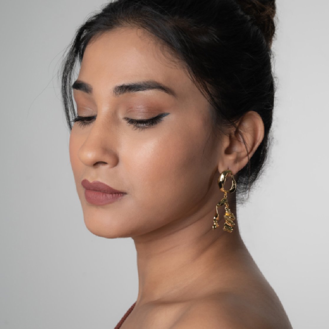 Lobster Earrings - 18k Gold Plated