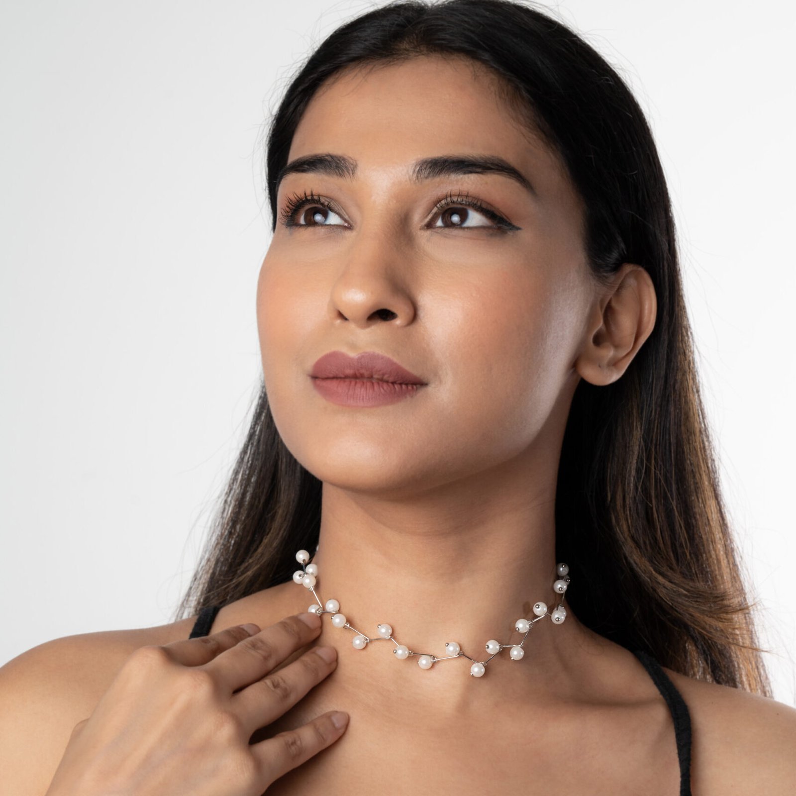 Pearl Silver Choker