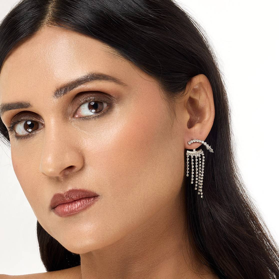 Midnight Fringe Earrings