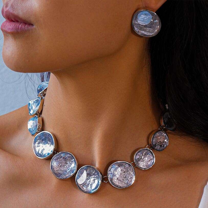 Ocean Muse Necklace and Earring Set