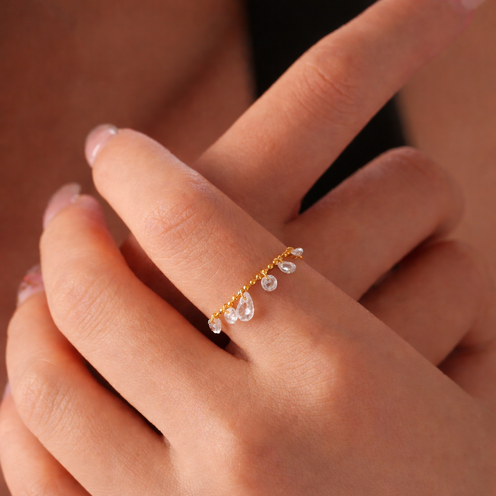 Sugar Drop Ring Gold